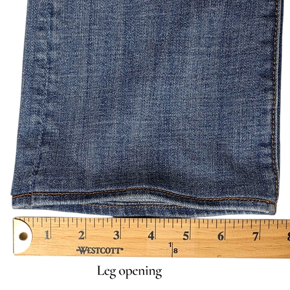 DRIFTWOOD Floral Embroidered Denim Straight Cut Jeans Size 26 - Picture 13 of 15